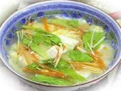 菇笋豆腐汤
