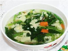 桂鱼菠菜蛋花汤