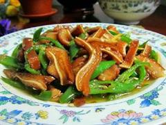 尖椒烩猪耳