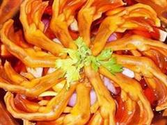 鸡皮烧鸭掌