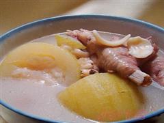 节瓜鸡脚煲