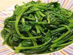 鸡油炒菠菜