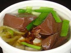 豆苗猪血汤