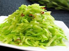 蒜泥拌笋瓜丝