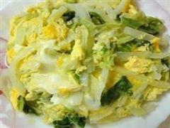 白菜炒鸡蛋
