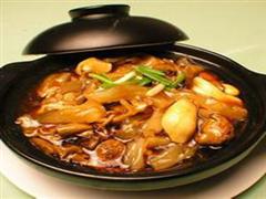 猪杂三鲜砂锅