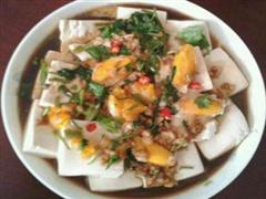 咸蛋蒸豆腐
