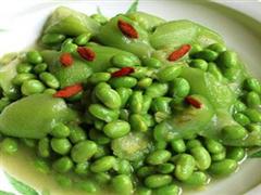 丝瓜毛豆子