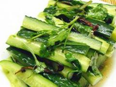 香菜拌黄瓜