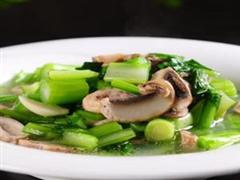 菜心烩平菇