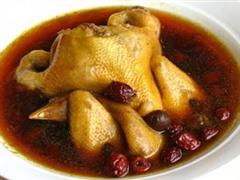 阿胶炖鸡
