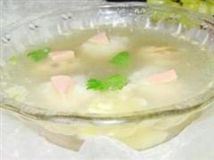 金钱口蘑汤