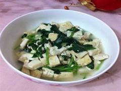 菠菜炖豆腐