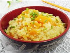 南瓜小米饭