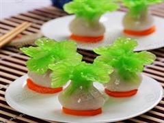 水晶白菜蒸饺