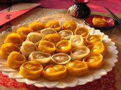 金银元宝饺子