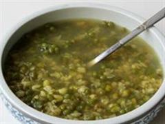 石斛生地绿豆粥