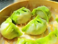 翡翠白菜蒸饺