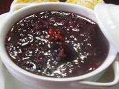 天冬黑豆粥