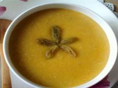 南瓜葡萄干米糊