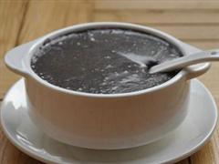 黄豆紫米糊