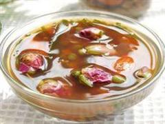 玫瑰杏仁绿豆饮