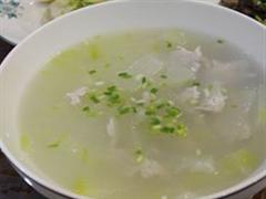 冬瓜山药腰片汤