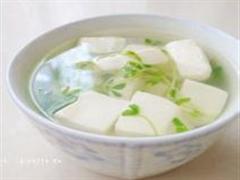 薄荷豆腐汤
