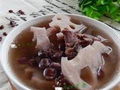 红小豆莲藕牛肉汤