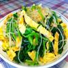 菠菜鸡蛋拌粉丝