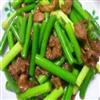 蒜苔炒肉