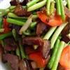 蒜苔炒腊肉