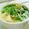 芥菜咸蛋黄豆腐汤