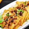 素肉末虎皮豆腐