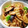 香菇山药炒肉片