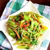 豆干黑豆芽炒芹菜
