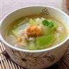 丝瓜肉皮咸蛋汤