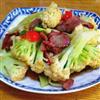 牛肉炒花菜