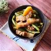 红烧肉炖豆角