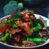 西兰花烧腊肉