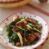 青椒蒜苗炒腊肉