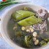 黄豆苦瓜咸菜猪骨汤
