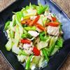 玉兰黄瓜熘肉片