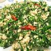 韭菜炒豆渣