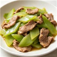 青笋炒肉片