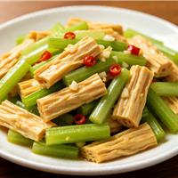 芹菜炒腐竹
