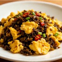 外婆菜炒鸡蛋